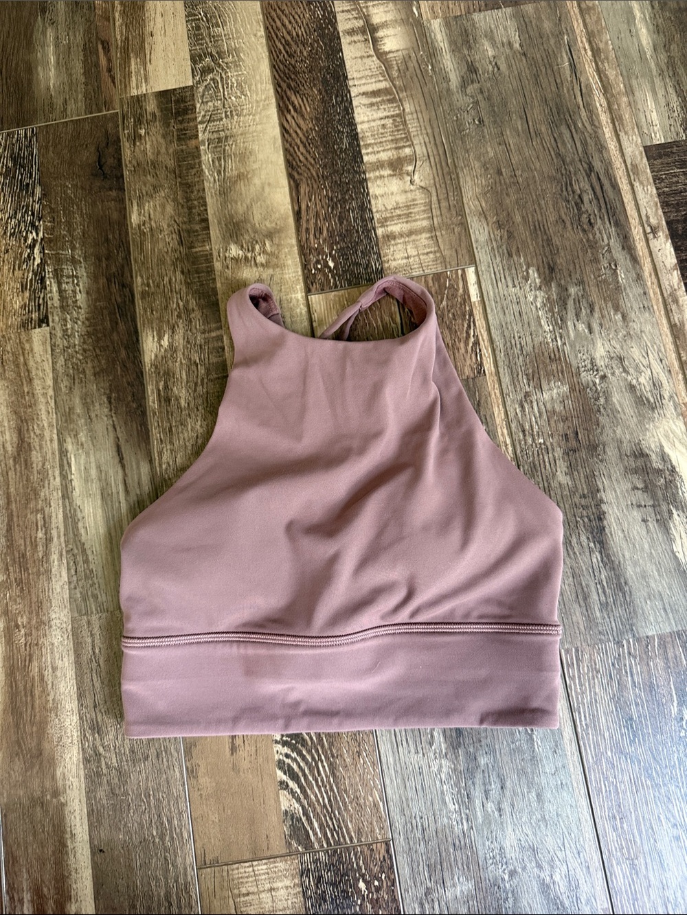 lululemon athletica High Neck Sports Bra - Dusty Rose